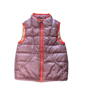 CrewCuts pink and orange down filled vest -14